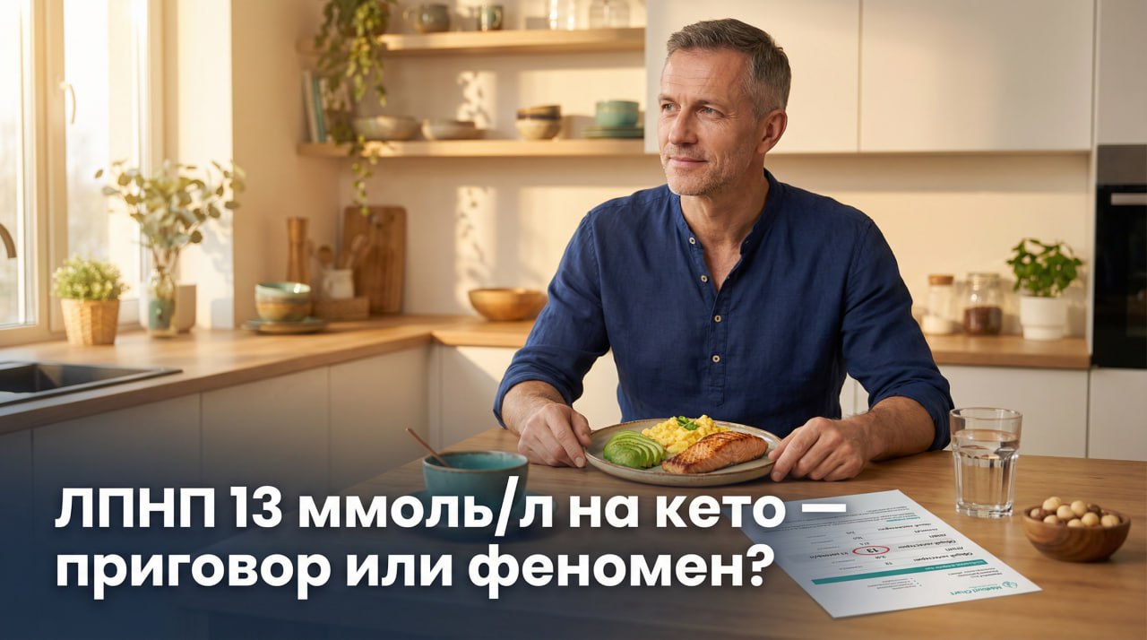 ЛПНП 13 ммоль/л на кето — приговор или энергетический феномен? Что показало исследование KETO-CTA